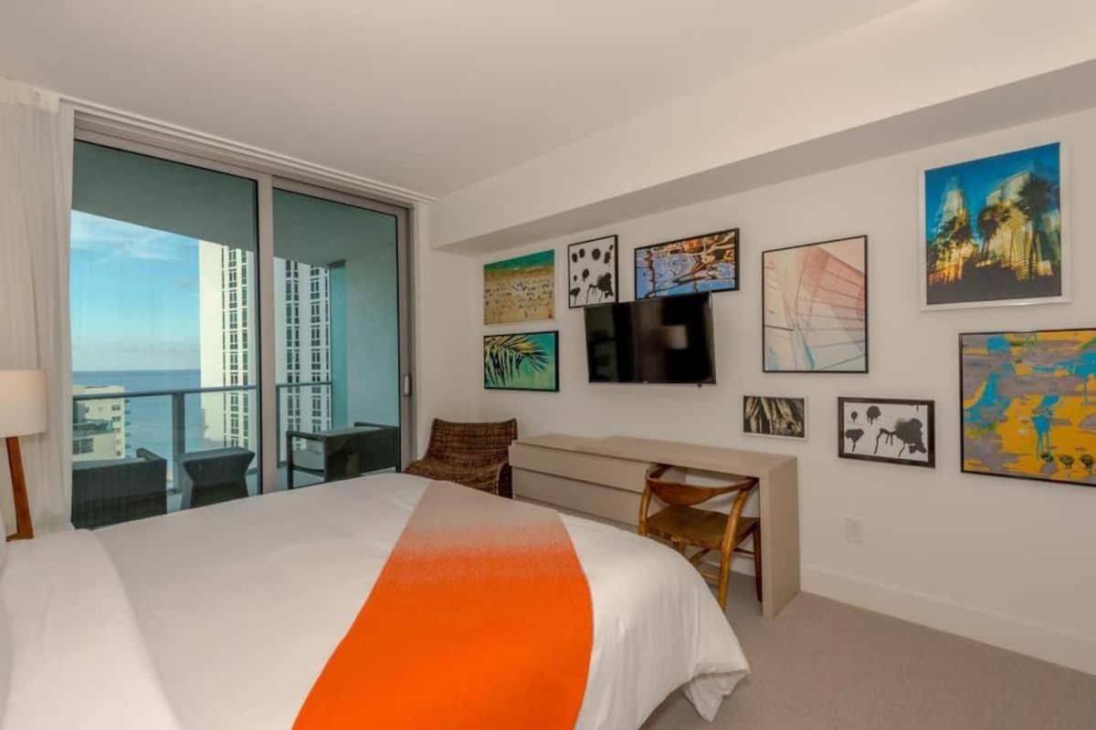 Lyfe On The Beach 25Th Floor 1 Bed Unit With Oceanview Hollywood Luaran gambar